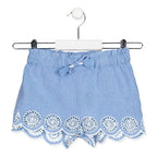 Short De Niña Con Bordado Mod.216-9011al Marca Losan®