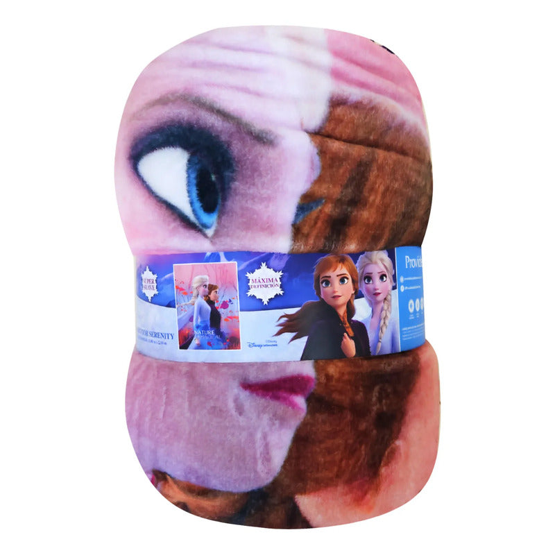 Cobertor Ligero Super Suave Matrimonial Diseños Providencia® Frozen 850 G Multicolor