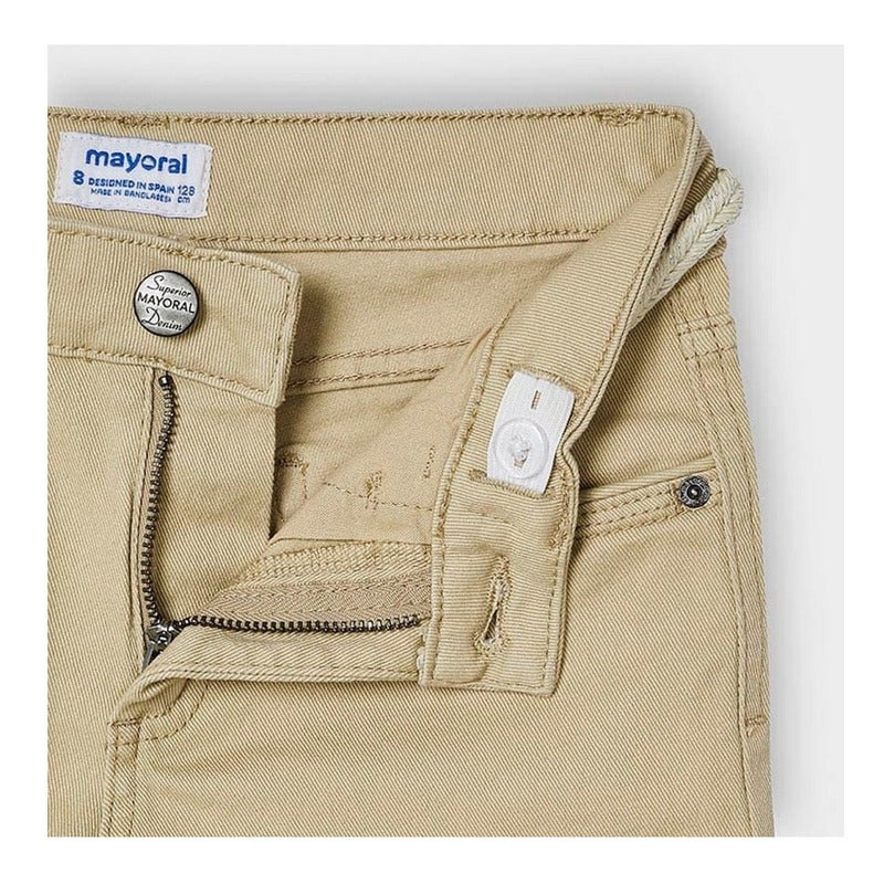 Short De Mezclilla Con Cinturon Mod.275 Marca Mayoral®