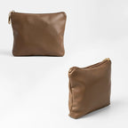 Bolso Crossbody Para Mujer Mod. Ji2413 Marca Jaime Ibiza® Marrón Trenzado Níquel