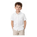 Camisa Casual Para Niño Mod.3112 Marca Mayoral® Blanco Lisa 9 Años