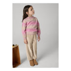 Suéter Tejido Para Niña Mod.4360 Marca Mayoral® Rosa Líneas 9