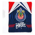 Frazada Ligera Super Suave Matrimonial Futbol Providencia® Equipo 500 G Chivas