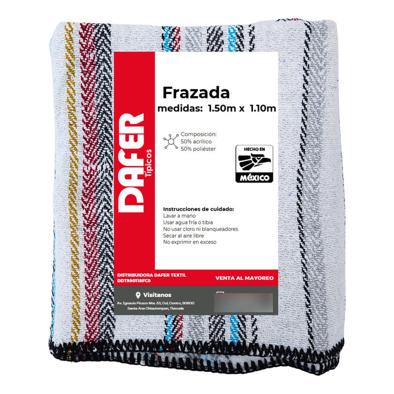 Frazada De Acrilico Multiusos 1.10m X 1.50m Mod. Ac