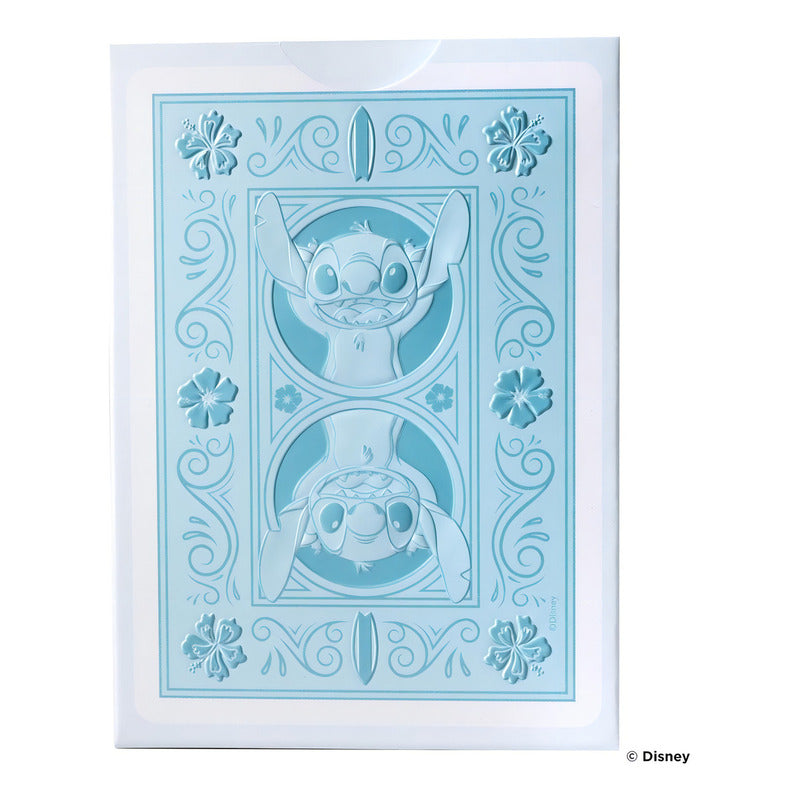 Bicycle Disney Lilo Y Stitch Póker 52 Cartas Azul Stitch Inglés