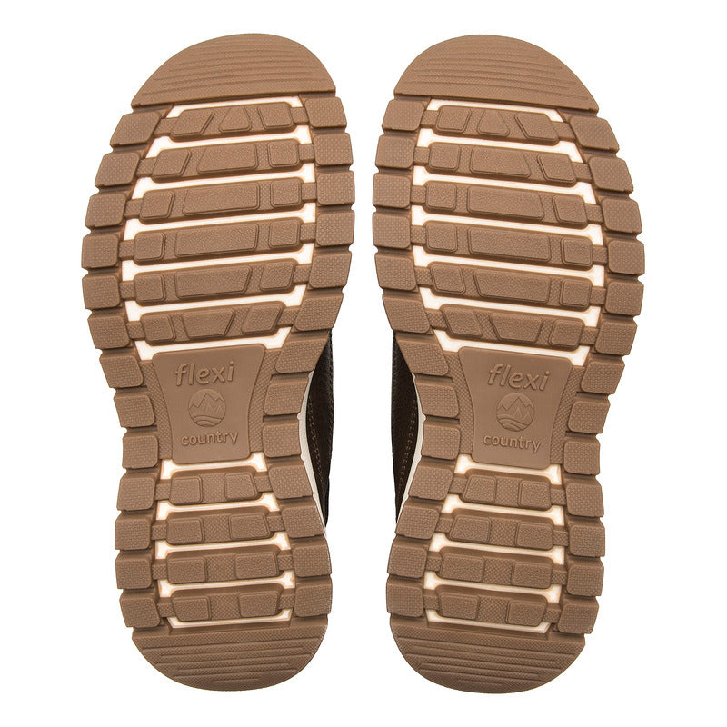 Botas Outdoor De Piel Para Hombre Mod.401016 Marca Flexi®