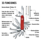 Navaja Multiherramienta Victorinox Swiss Champ Roja Con 33 Funciones Rojo