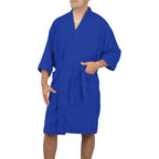 Bata De Baño Unisex Absorbente Unitalla Tela Suave Ligera