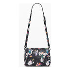 Bolso Pequeño Trenzado Para Mujer 26saxpb0/2000 Desigual® Negro Floreado Níquel Multicolor