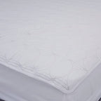 Protector De Colchón Impermeable Mat Basico Plus Vianney® Blanco Liso Matrimonial