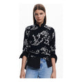 Suéter Ligero Para Mujer 25swjf04/2000 Marca Desigual® Negro Letras L