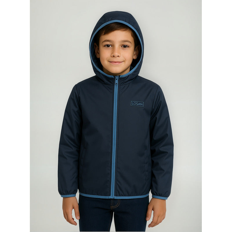 Chamarra Niño Con Capucha Desmontable Mod.013-2651al Losan®
