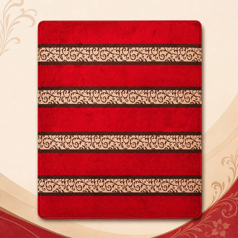 Cobertor Ligero Micrograbado 1.80x2.10m Providencia® Premium Delta 1 Kg Rojo