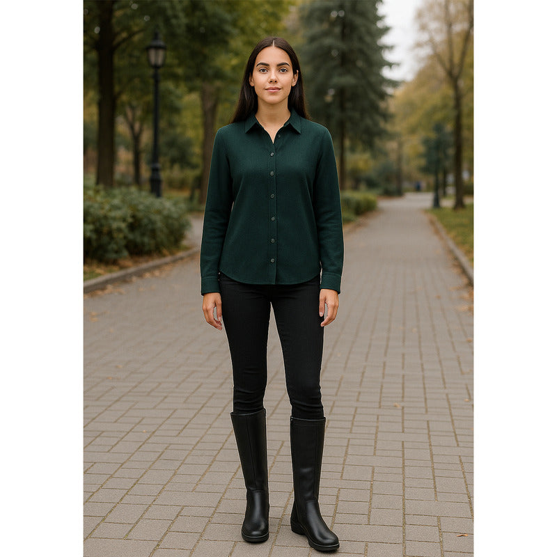 Bota Alta Para Dama Tacón 4 Cm Mod. 104829 Marca Flexi®