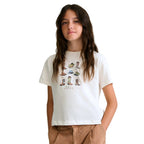 Playera Juvenil Mujer Estampada Mod.6005 Marca Mayoral® Beige Rodeo 14 Lisa