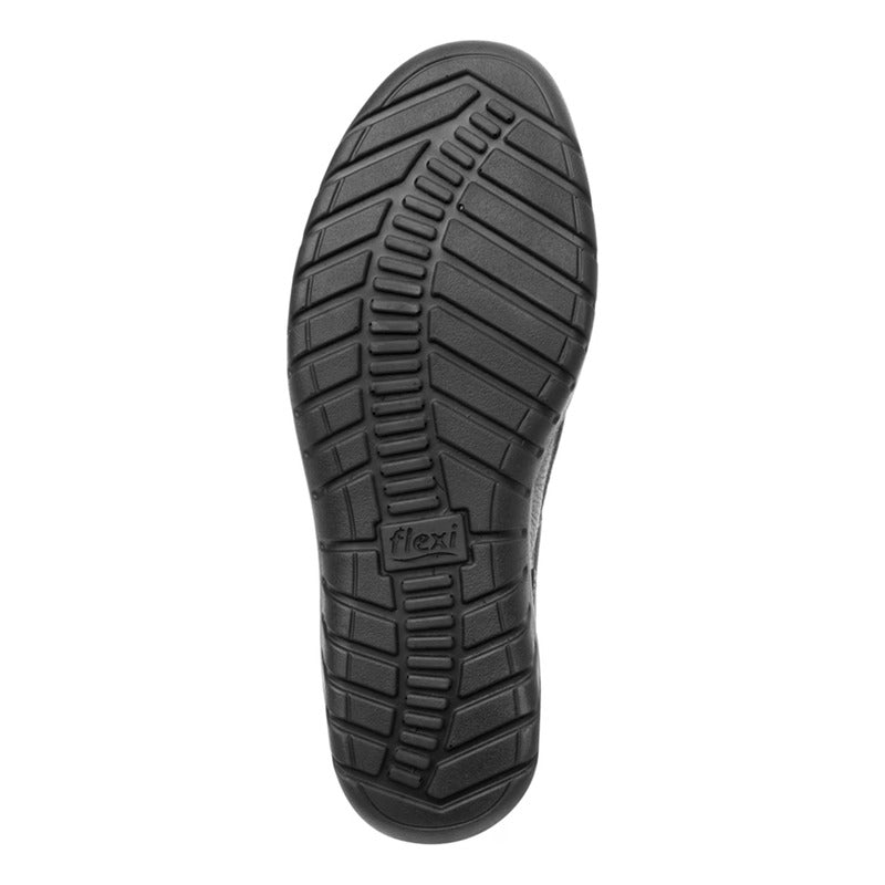 Zapato Flat Confort Casual Para Mujer Mod.35311 Marca Flexi® Negro Lisa 24.5 Mx