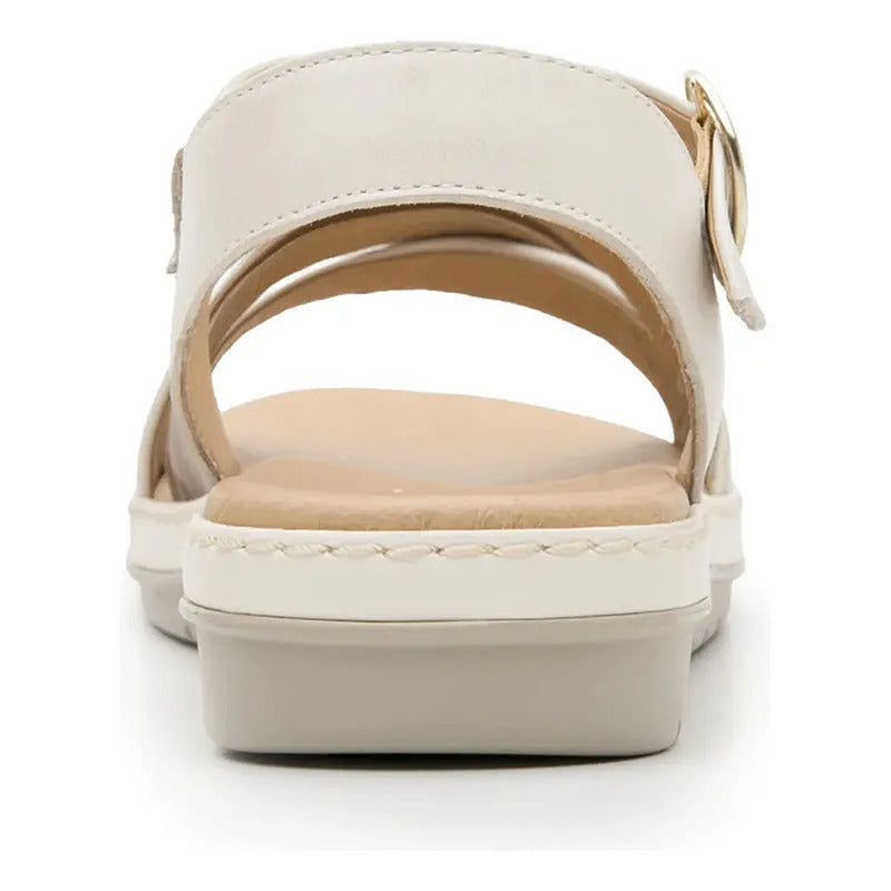 Sandalia Casual Para Mujer Mod.100238 Marca Flexi® Multicolor Liso 24.5 Mx