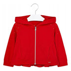Sudadera Casual De Niña Mod.3468 Marca Mayoral® 4 Años Rojo Lisa