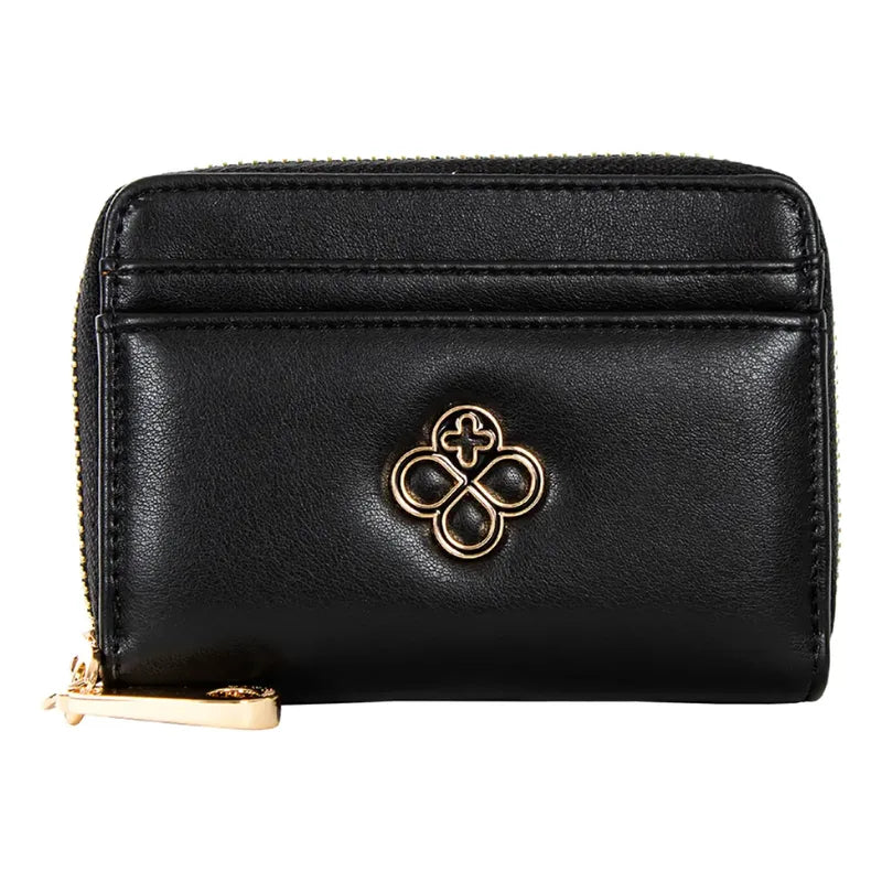 Cartera Monedero Con Cierre Para Dama M.ji620 Jaime Ibiza® Negro Liso