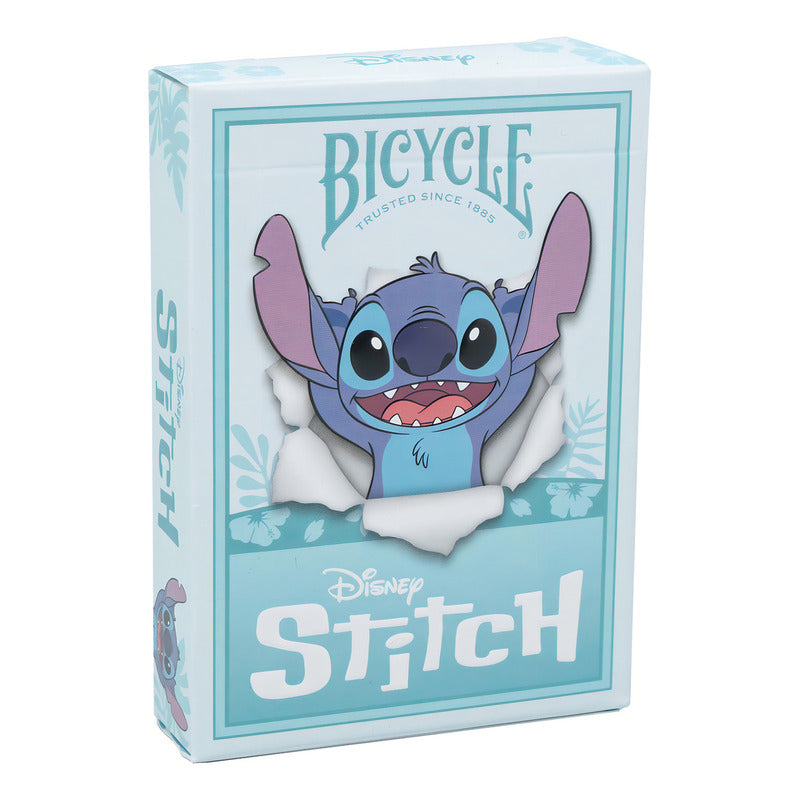 Bicycle Disney Lilo Y Stitch Póker 52 Cartas Azul Stitch Inglés