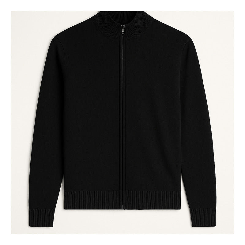 Suéter De Hombre De Punto Fino Con Cierre Mod.e55304 Bobois®