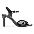 Zapatilla Para Mujer 8cm Comfort Walk 140502 Marca Flexi® Negro Charol 23.5 Mx