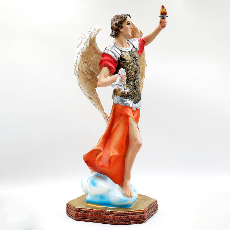Imagen Religiosa De Resina Decorativa Angel Protector