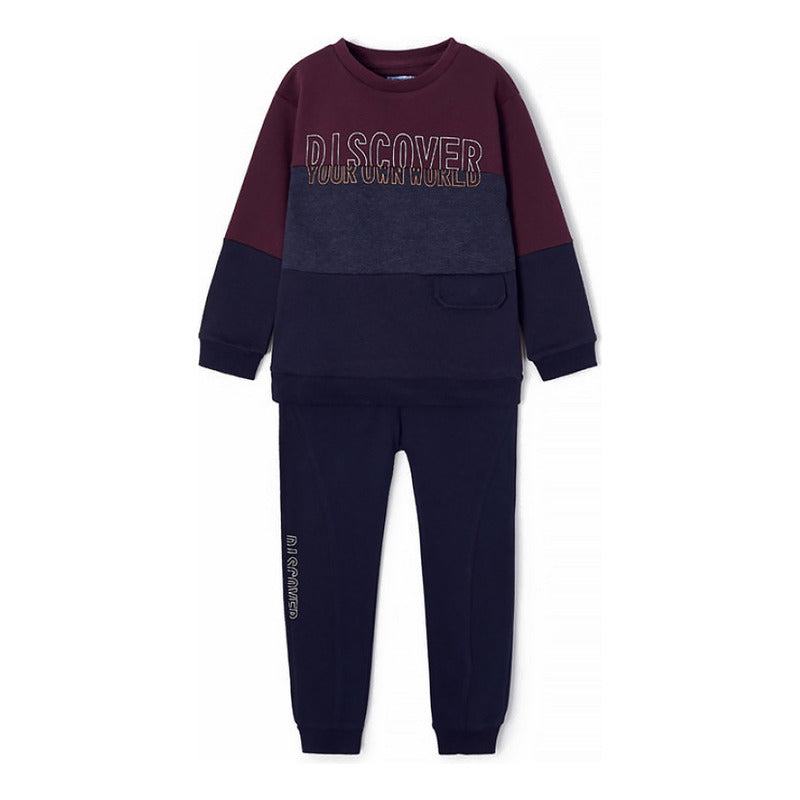 Conjunto Para Niño Mod.4843 Marca Mayoral® Multicolor Franjas 6