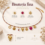 Collar Para Mujer Multidijes Boho Dorados Bisutería Fina Dorado