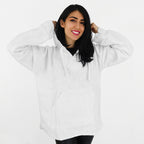 Suéter Poncho Canguro Artesanal Hoodie Acrilico Colores
