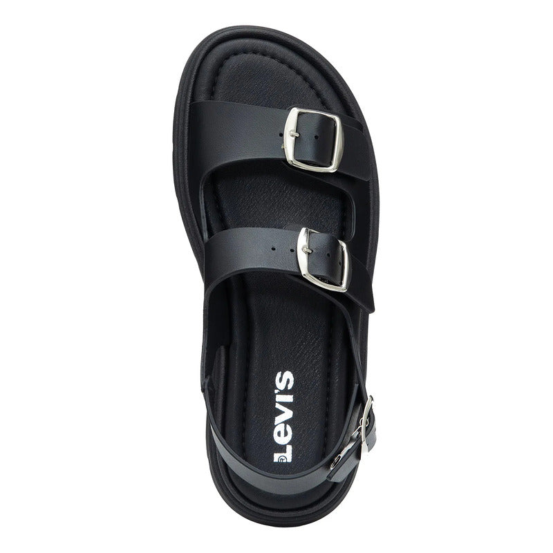 Sandalias Casuales Prudence Para Mujer Mod. L1126221 Levi's® Negro Prudence 25 Mx