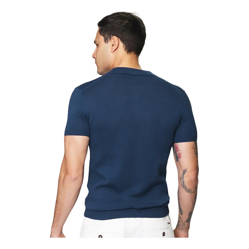 Playera Polo Casual Para Hombre Mod. A41452 Marca Bobois®