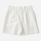 Short Semi Formal Para Mujer Mod. X840 Marca Julys® Hueso Lisa G