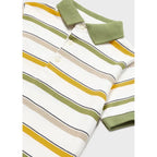 Playera Polo Casual Para Bebé Mod.1103 Marca Mayoral® Jungla 12 Meses Rayas