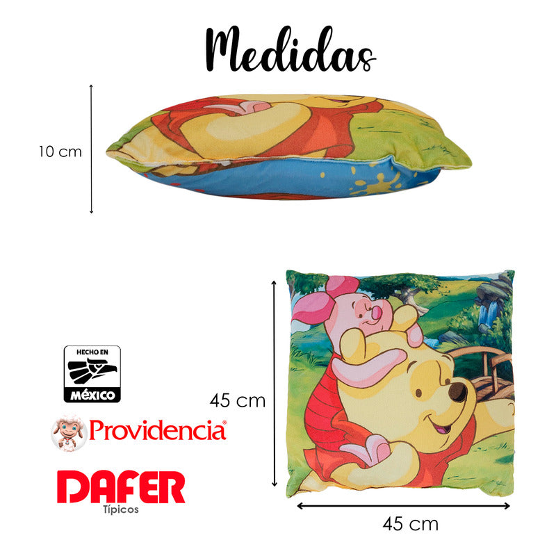 Cojín Reversible Infantil 45x45 Ultra Suave Providencia®