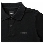 Playera Polo Regular Fit Para Hombre Mod. Apolbs Bobois® Negro Ch Lisa