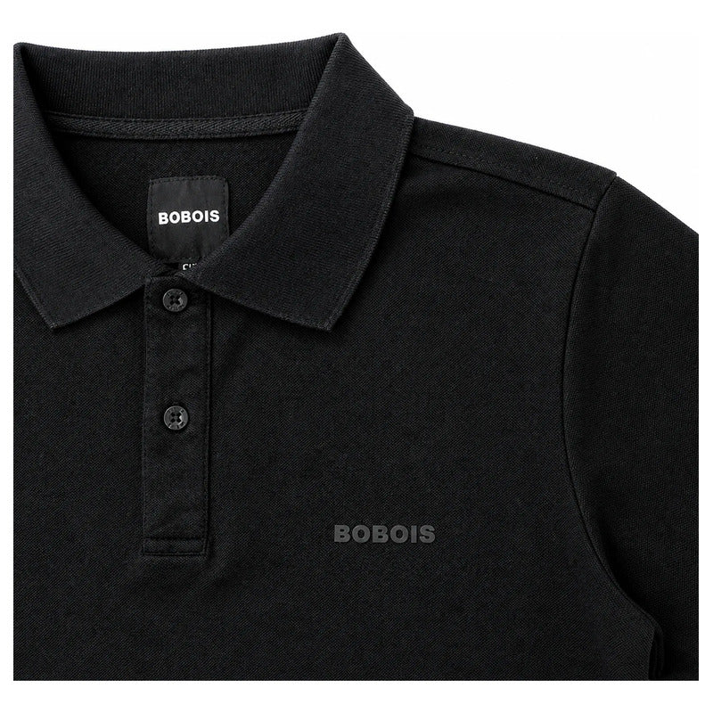 Playera Polo Regular Fit Para Hombre Mod. Apolbs Bobois® Negro G Lisa