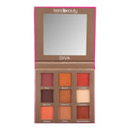 Paleta De Sombras Mod.boss Babe Diva Marca Trendbeauty® Cálidos