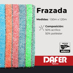 Frazada De Acrilico Afelpada Multiusos 1.20m X 1.50m Mod. Ac