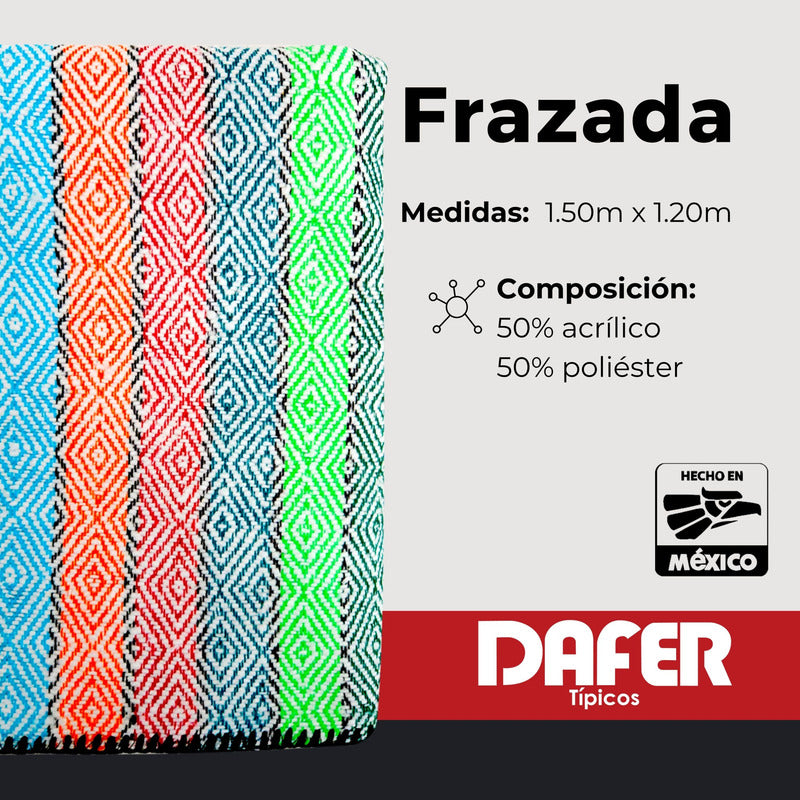 Frazada De Acrilico Afelpada Multiusos 1.20m X 1.50m Mod. Ac