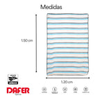 Frazada De Acrilico Afelpada Multiusos 1.20m X 1.50m Mod. Ac