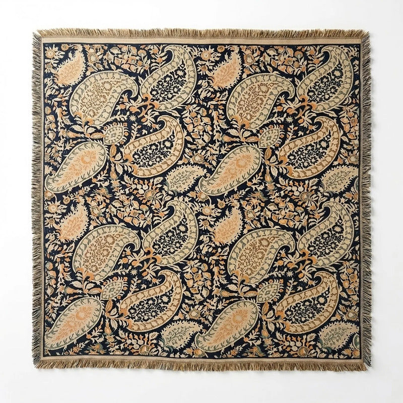 Chalina Chal Elegante Suave Para Mujer 130x130cm Multicolor Multicolor Geométrico Unitalla