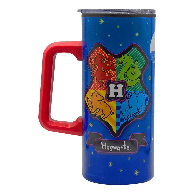 Termo Con Asa Tapa Clean 500ml Diseños Animados