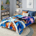Cobertor Ligero Super Suave Matrimonial Diseños Providencia® Dragon Ball Super 850 G Multicolor