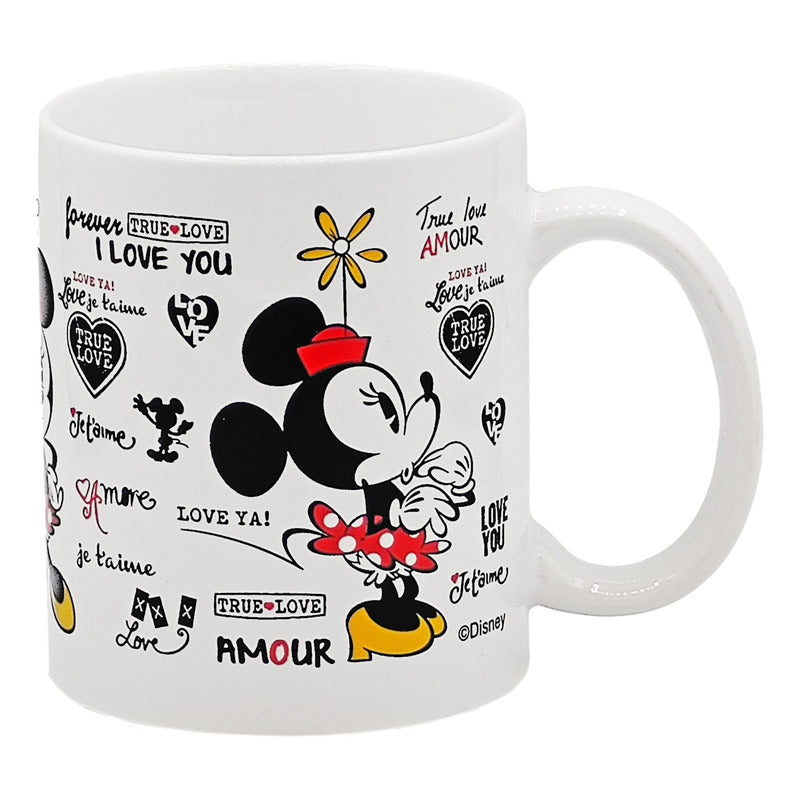 Taza Tarro De Cerámica Animado 340 Ml Diseños Varios