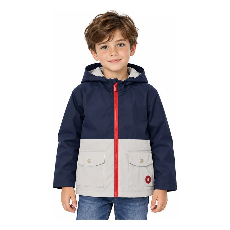Chamarra Impermeble Para Niño Mod.3443 Marca Mayoral® Multicolor 8 Años Lisa