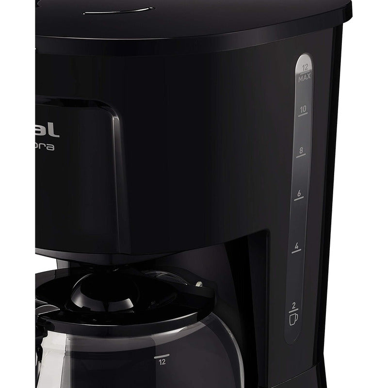 Cafetera De Goteo 12 Tazas Filtro Permanente Cm1408mx T-fal® Negro
