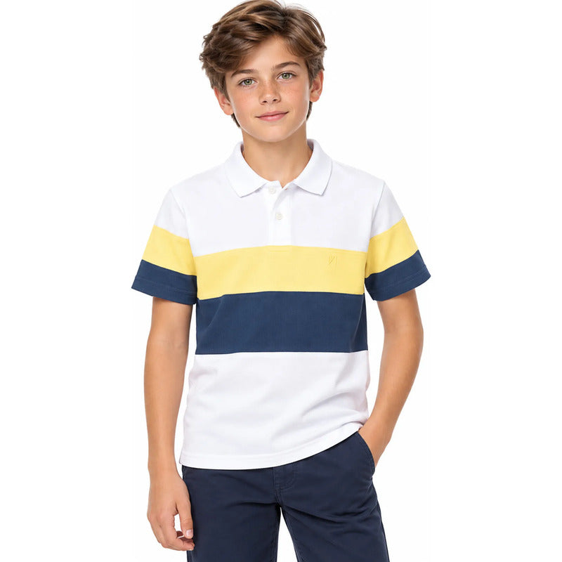 Playera Polo Infantil Y Juvenil Mod.6168 Nukutavake Mayoral® Multicolor 18 Años Lisa