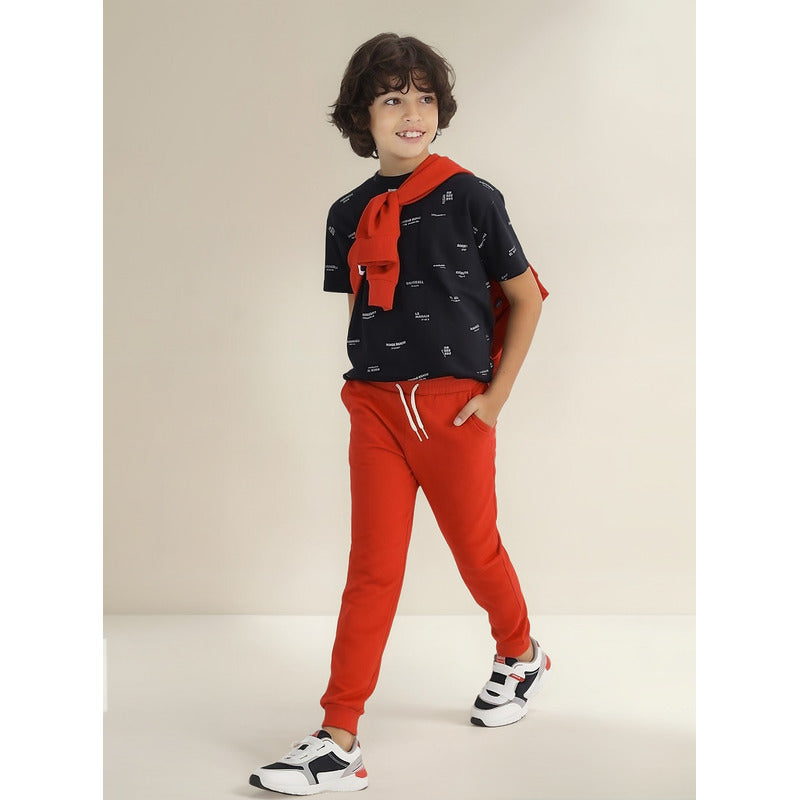 Pants Cómodo Para Niño Mod.744 Marca Mayoral® Rojo Liso 14