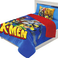 Cobertor Borrega Matrimonial 1.80x2.2m Infantil Providencia® Diseño De La Tela X-men 2 Kg Azul